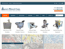 Tablet Screenshot of ameri-shred.com